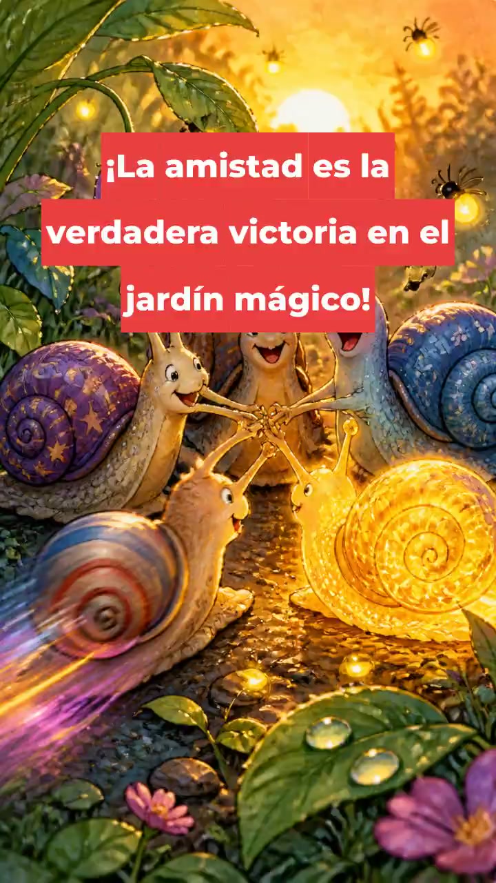 ¡La amistad es la verdadera victoria en el jardín mágico!