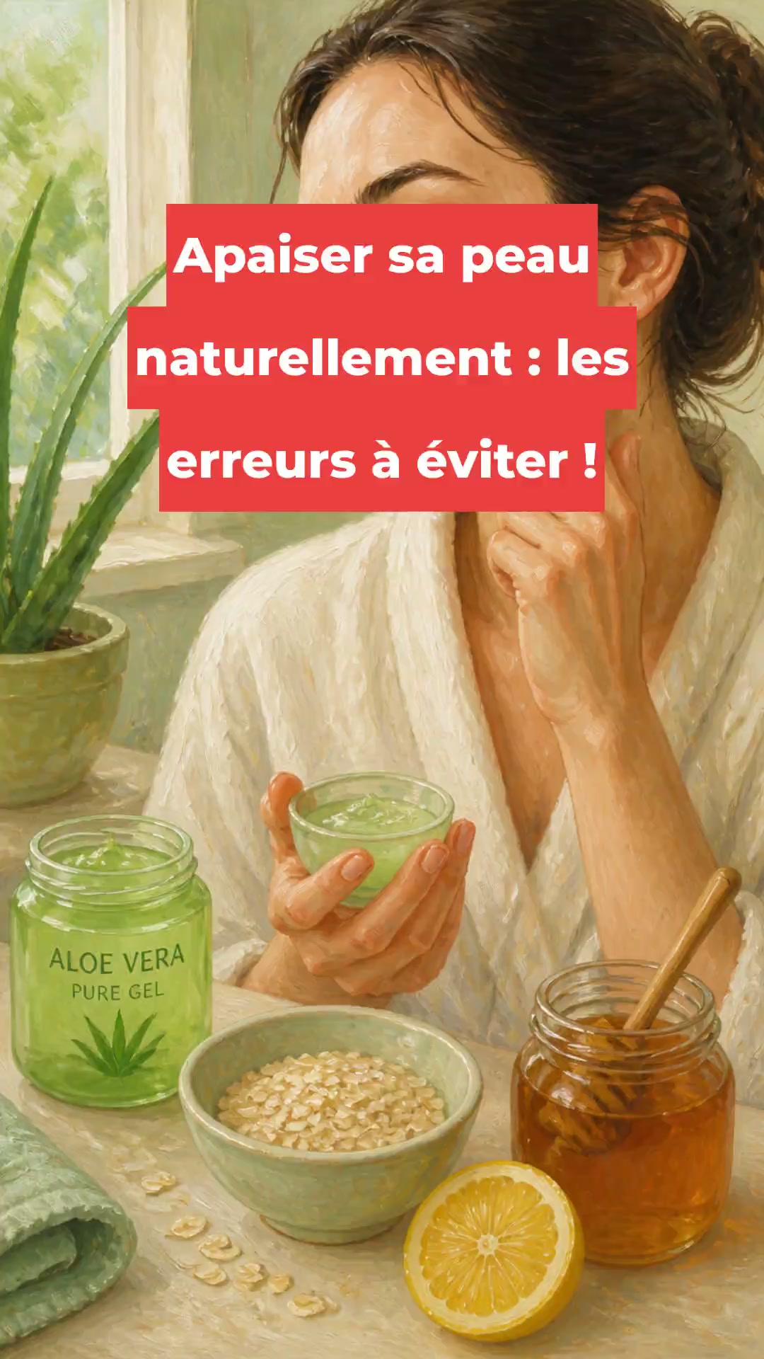 Apaiser sa peau naturellement : les erreurs à éviter !