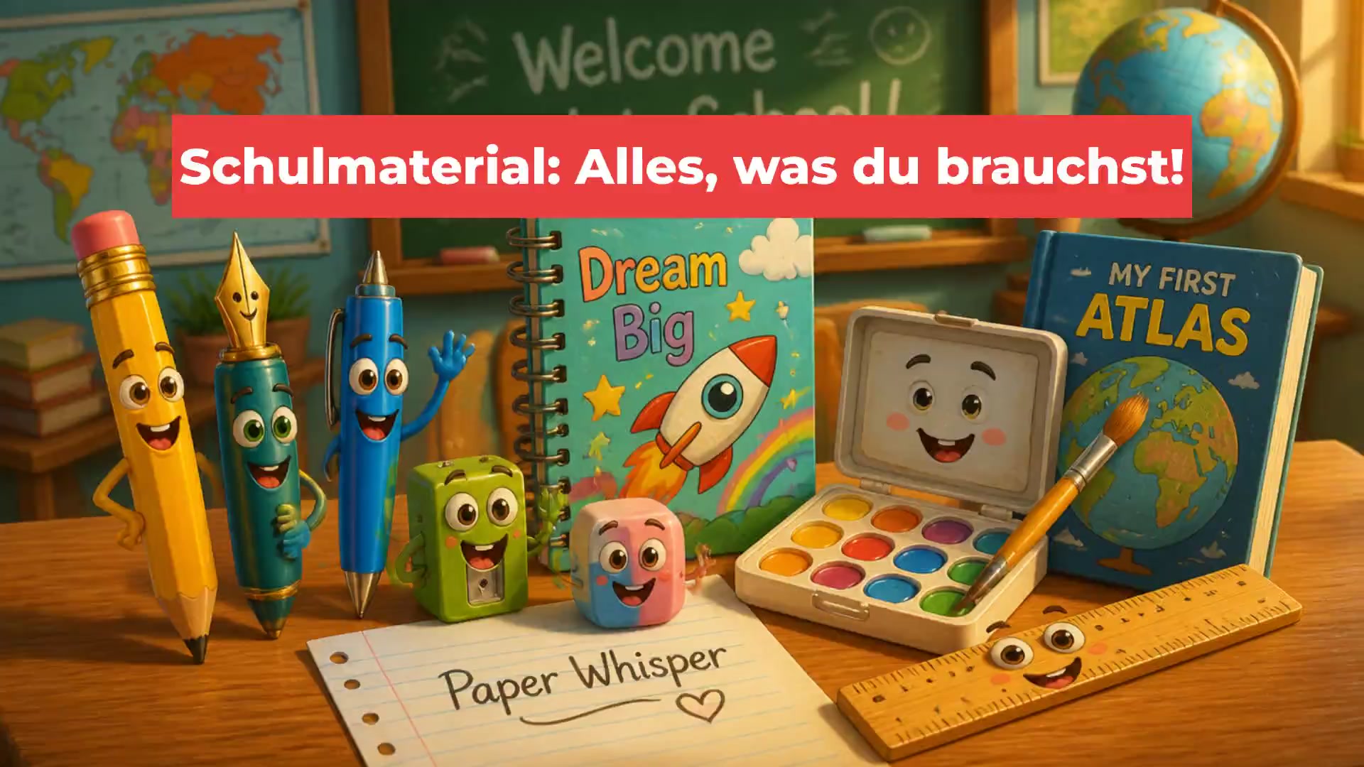 Schulmaterial: Alles, was du brauchst!