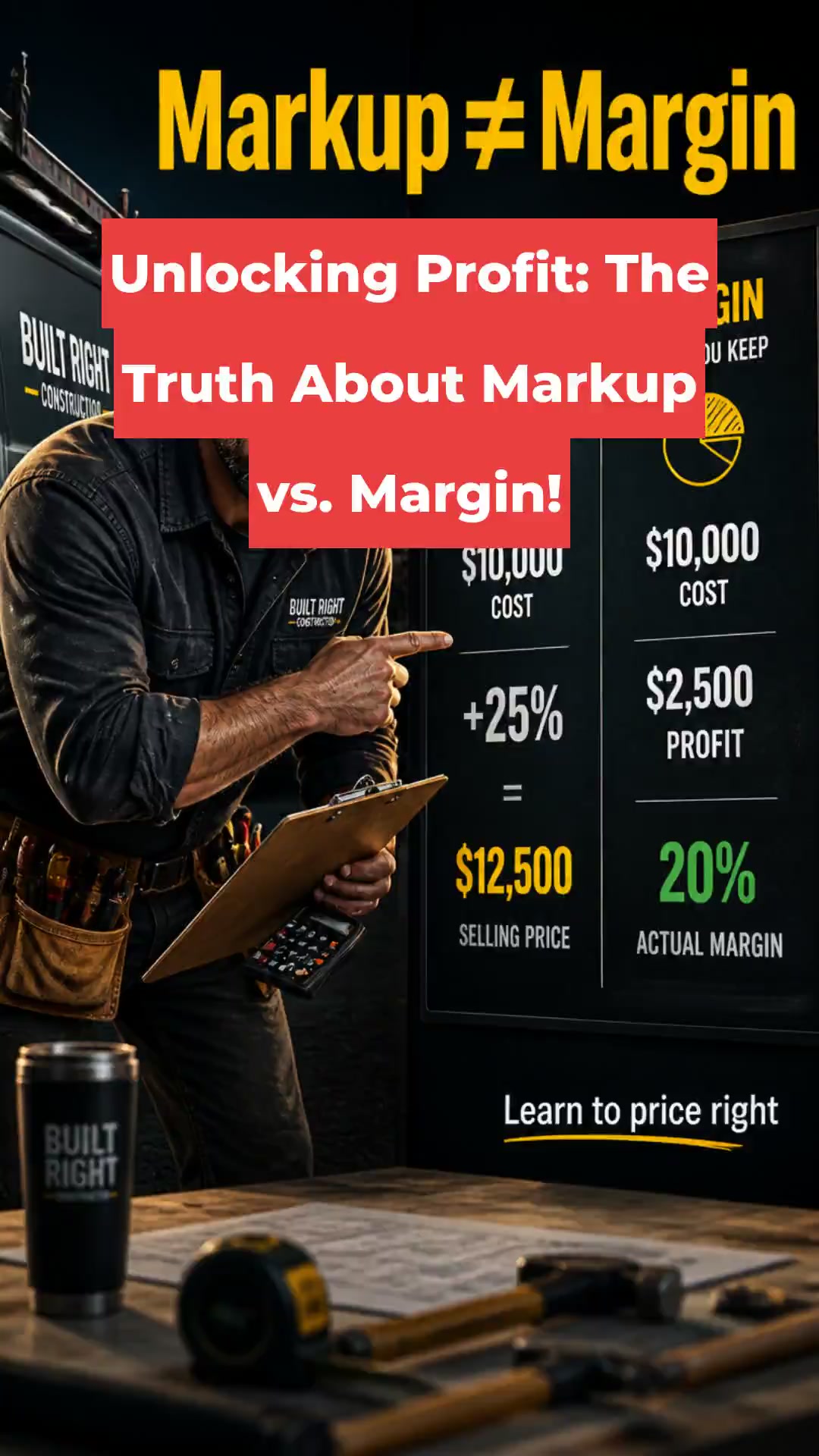 Unlocking Profit: The Truth About Markup vs. Margin!