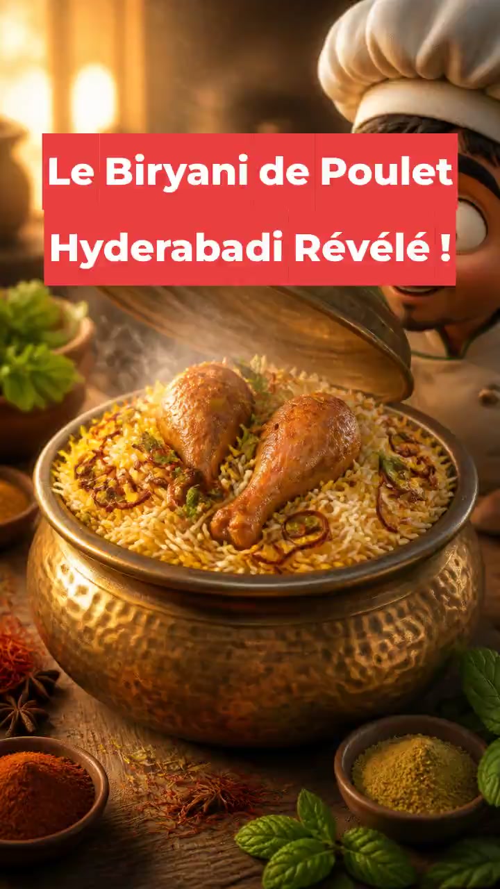 Le Biryani de Poulet Hyderabadi Révélé !