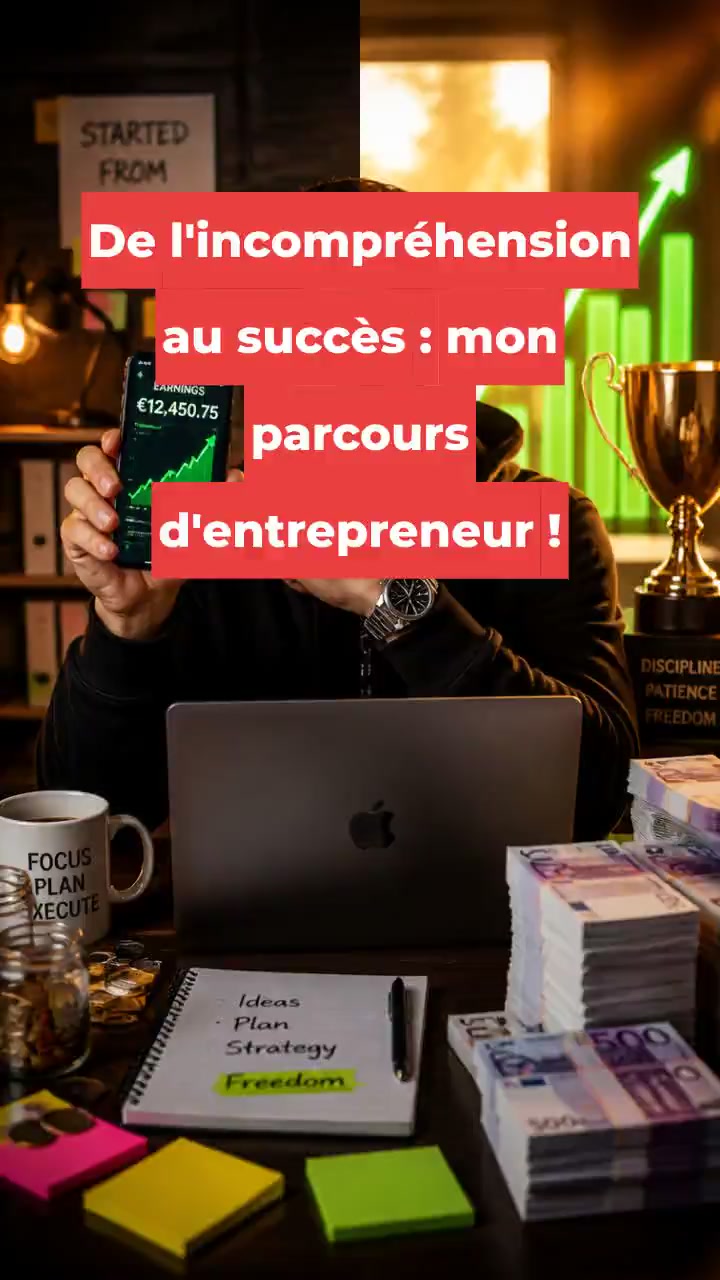 De l'incompréhension au succès : mon parcours d'entrepreneur !
