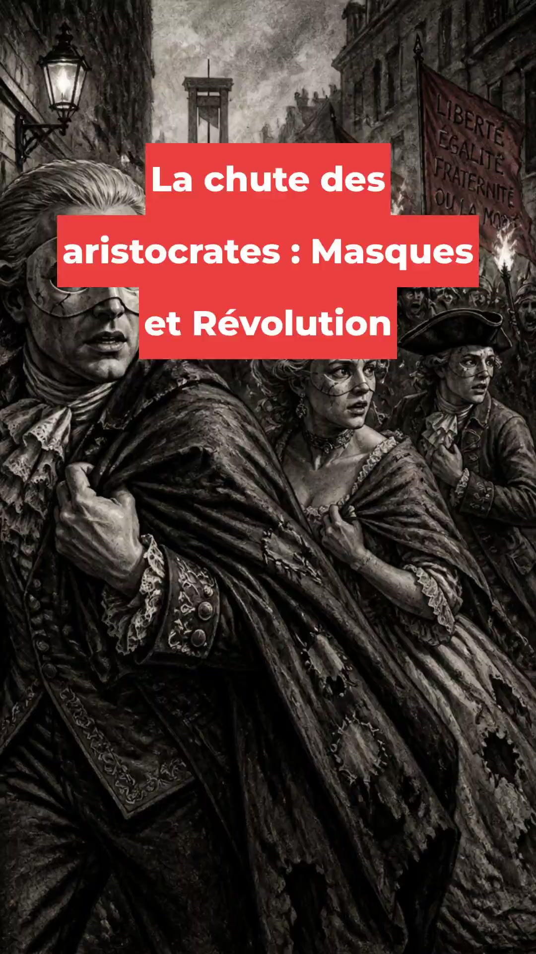 La chute des aristocrates : Masques et Révolution