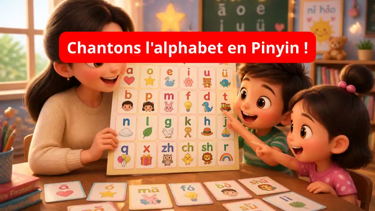 Chantons l'alphabet en Pinyin !