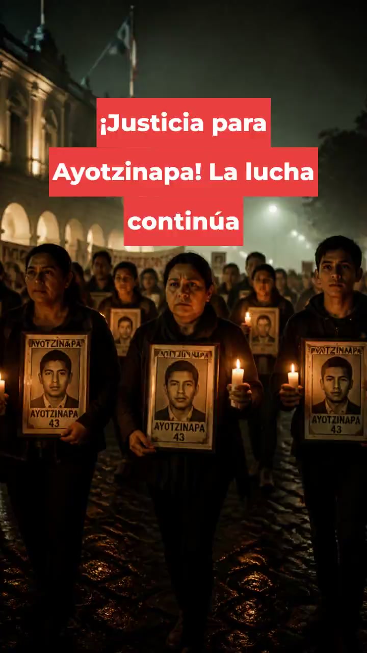 ¡Justicia para Ayotzinapa! La lucha continúa